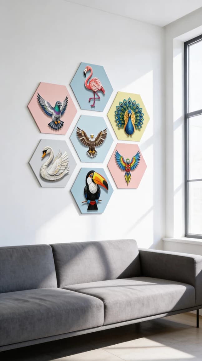 Hexa Wall Decors